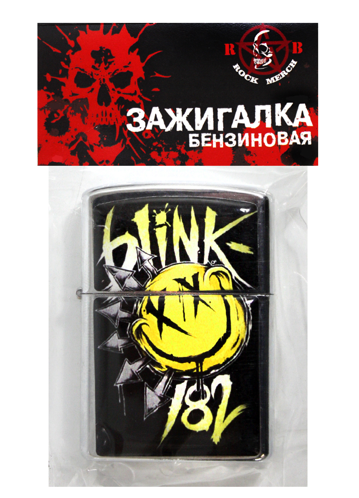 Зажигалка RockMerch Blink-182 - фото 2 - rockbunker.ru