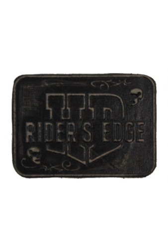 Нашивка кожаная Harley-Davidson Riders Edge тёмно-коричневая - фото 1 - rockbunker.ru