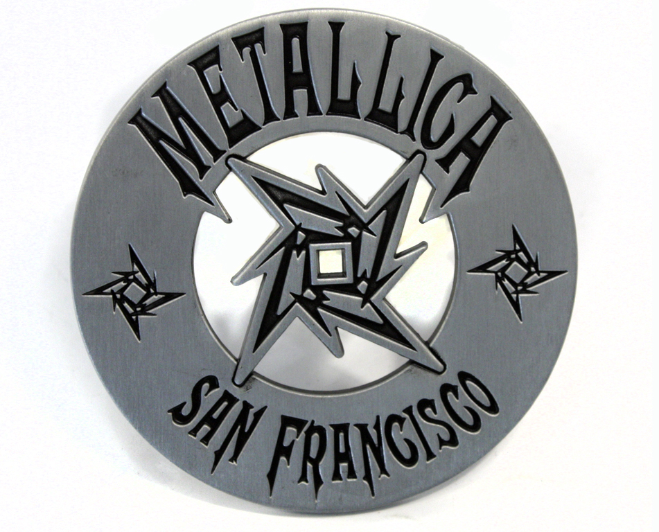 Пряжка Metallica San Francisco - фото 1 - rockbunker.ru