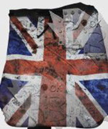 Торба Флаг Британии из кожзаменителя - фото 1 - rockbunker.ru