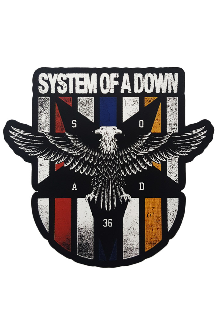 Наклейка-стикер System Of A Down - фото 1 - rockbunker.ru