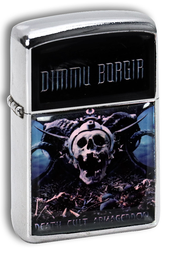 Зажигалка RockMerch Dimmu Borgir - фото 1 - rockbunker.ru