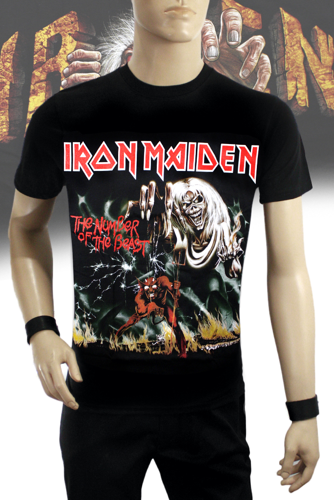 Футболка Hot Rock Iron Maiden The Number Of The Beast - фото 1 - rockbunker.ru