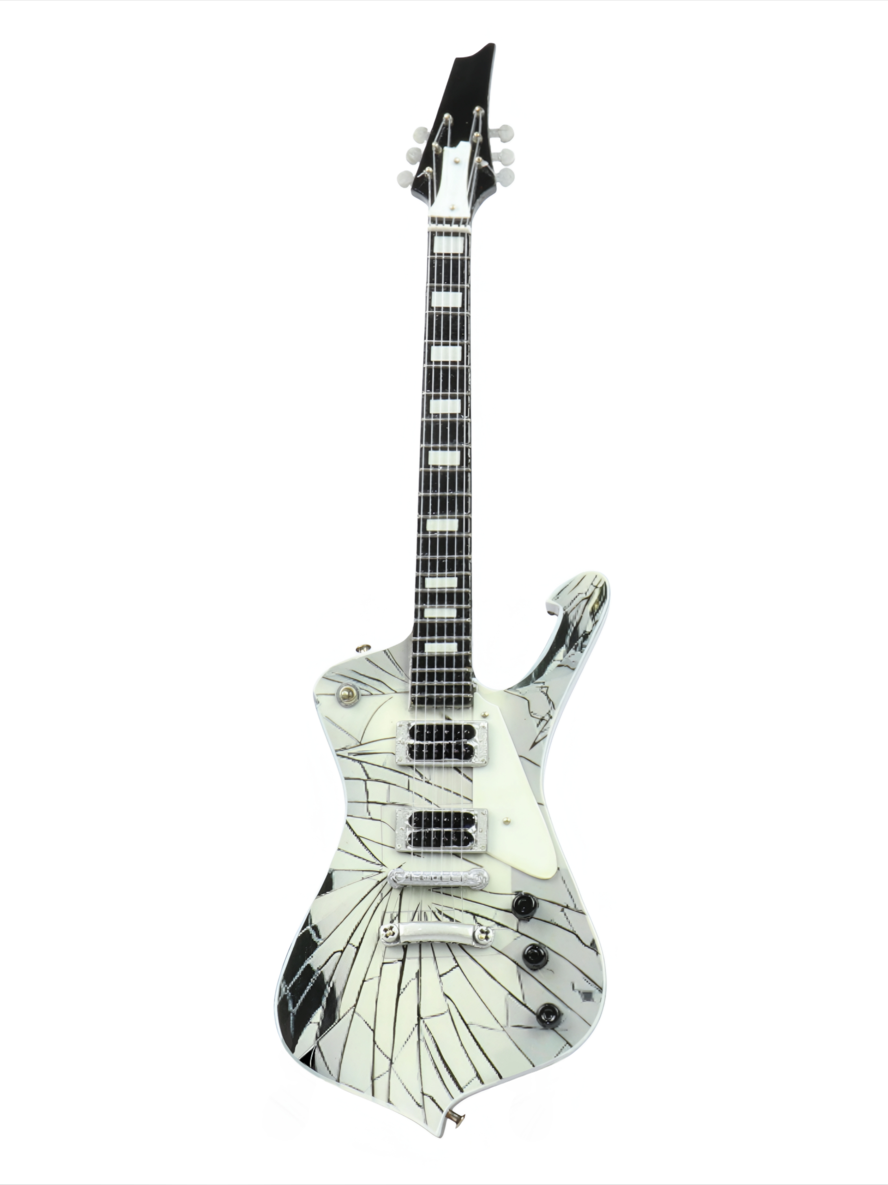 Сувенирная копия гитары в кейсе Kiss - фото 2 - rockbunker.ru