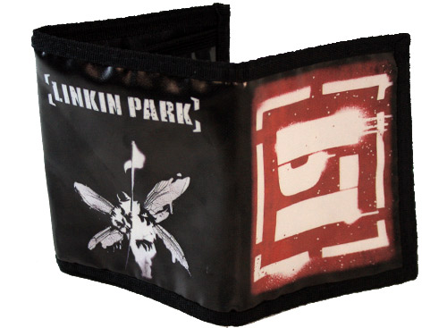 Кошелек Linkin Park из кожзаменителя - фото 2 - rockbunker.ru