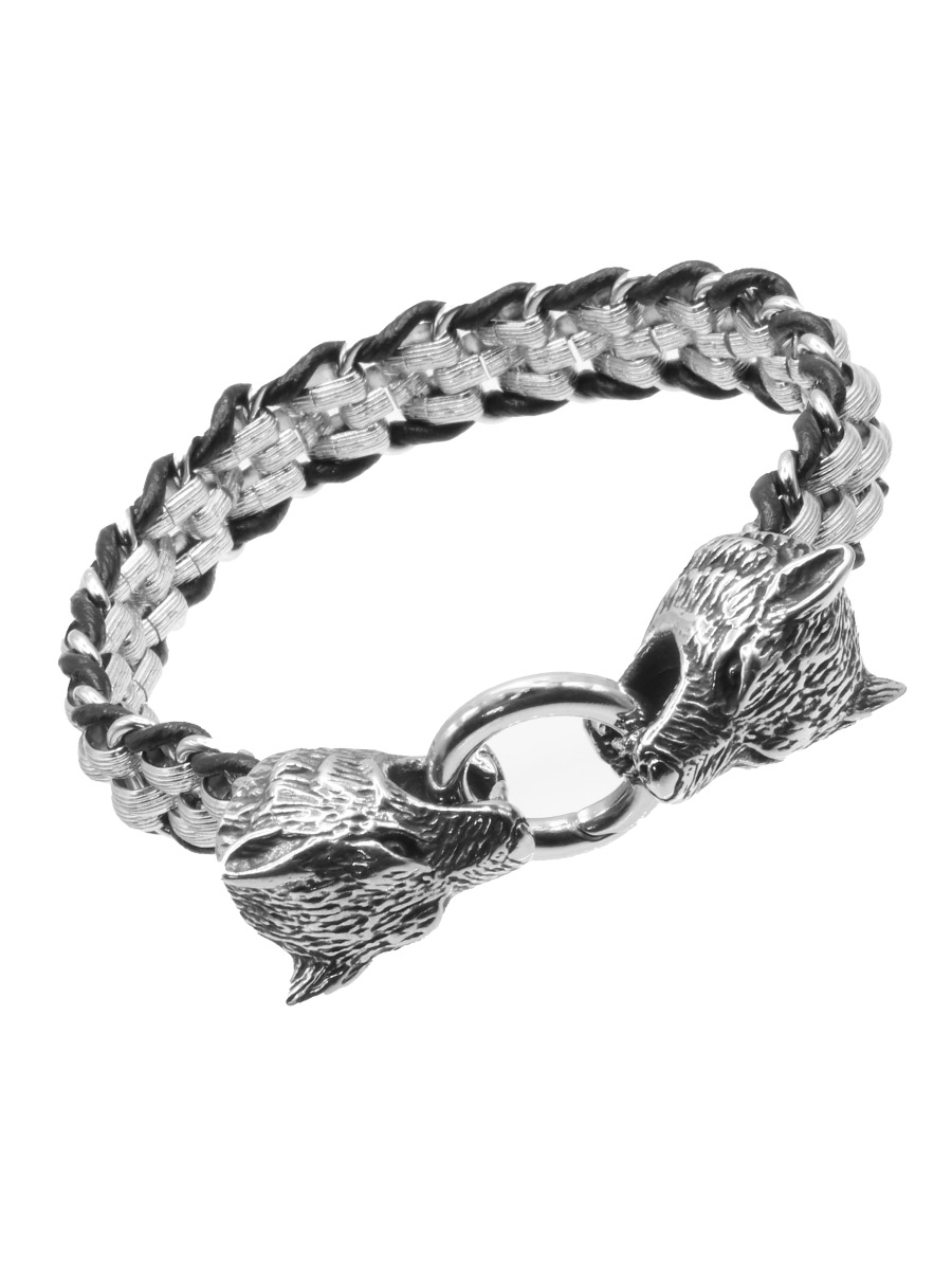 Браслет Волк - фото 1 - rockbunker.ru