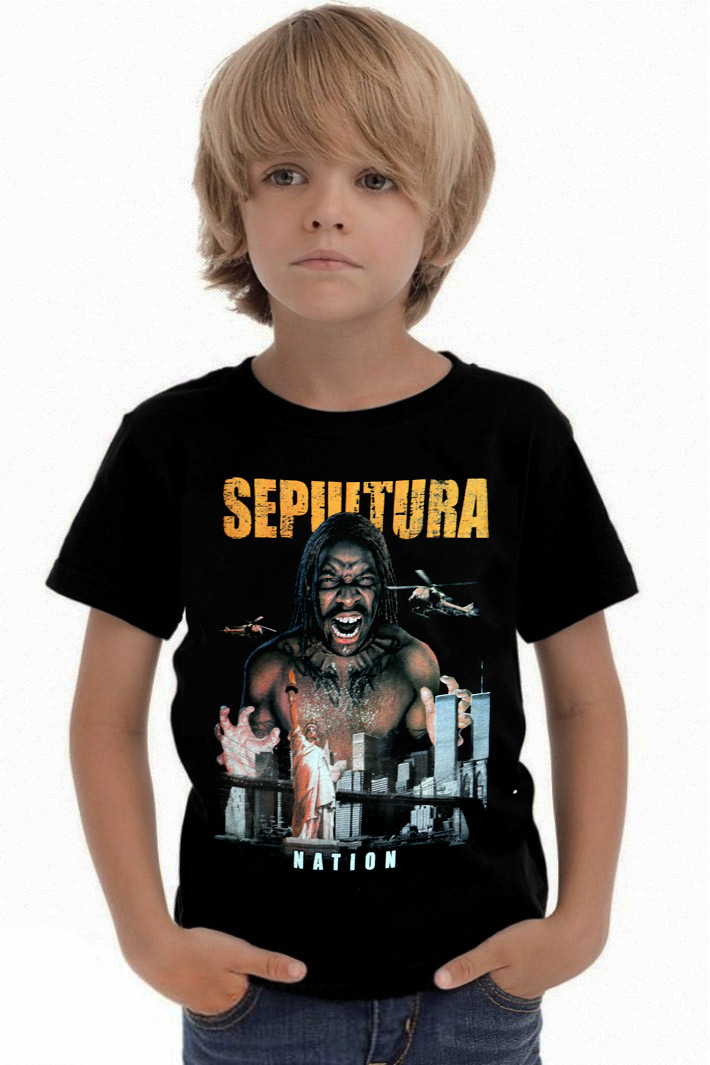 Футболка детская Sepultura - фото 1 - rockbunker.ru