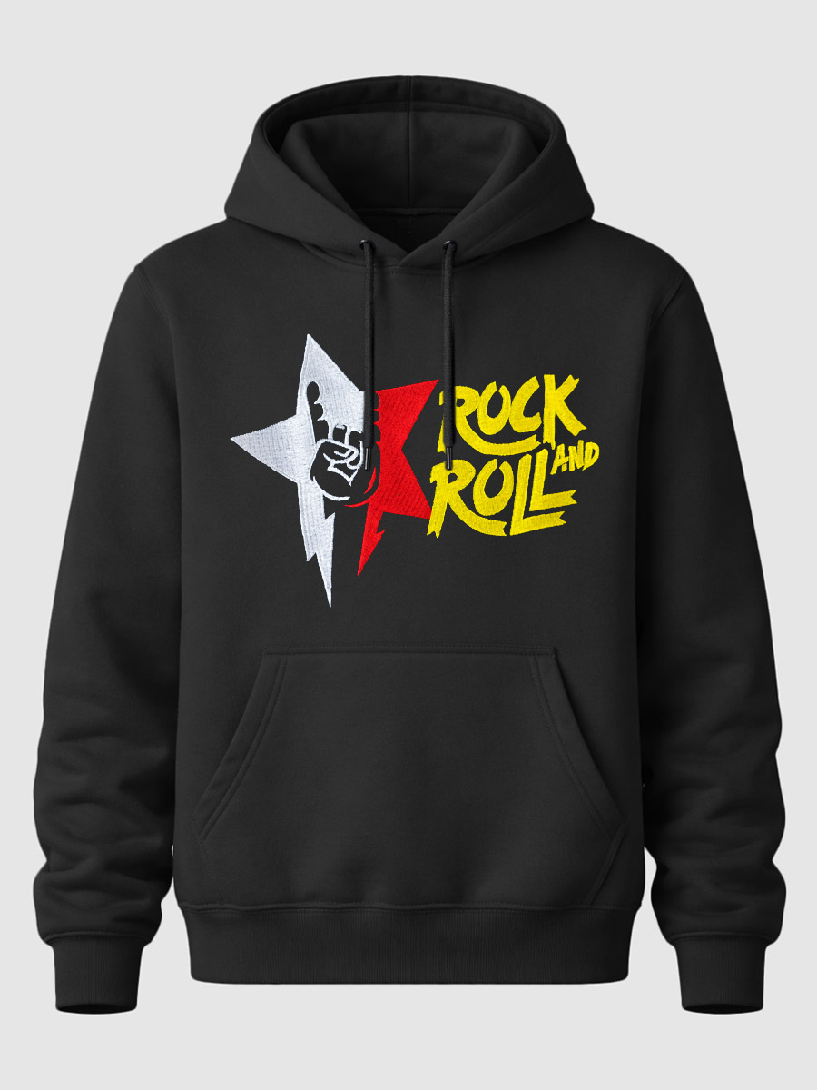 Толстовка RockMerch Rock and Roll - фото 1 - rockbunker.ru