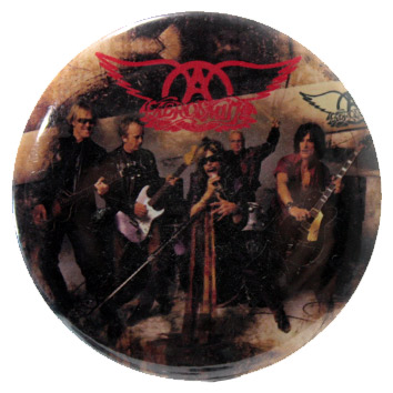 Значок RockMerch Aerosmith - фото 1 - rockbunker.ru