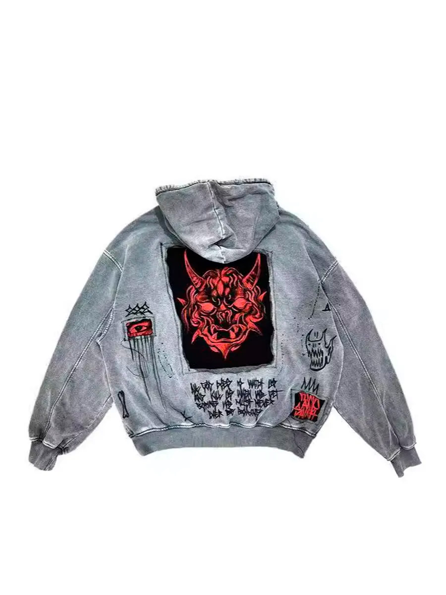 Худи на Молнии Never - фото 3 - rockbunker.ru