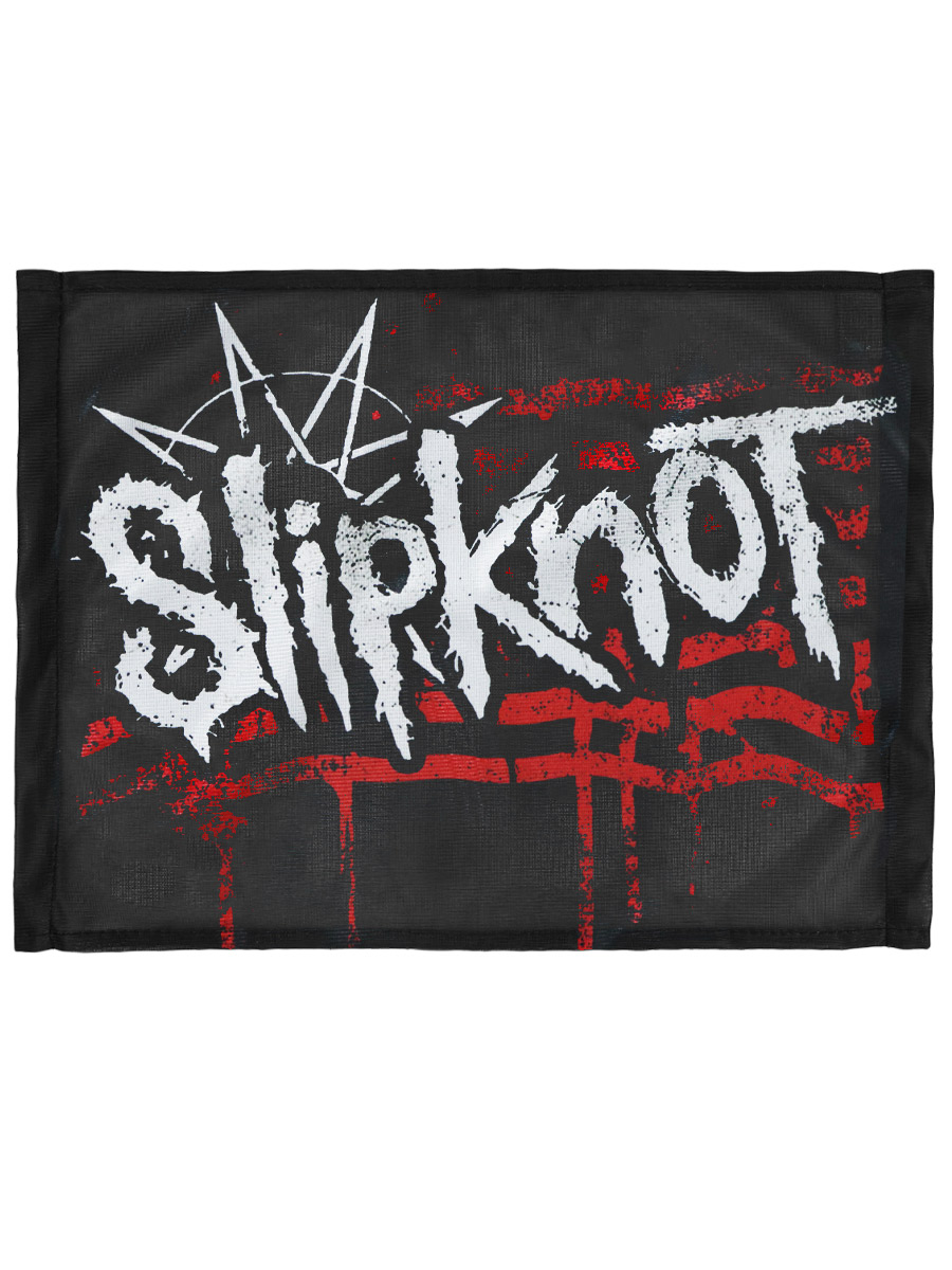 Флаг автомобильный Slipknot - фото 2 - rockbunker.ru