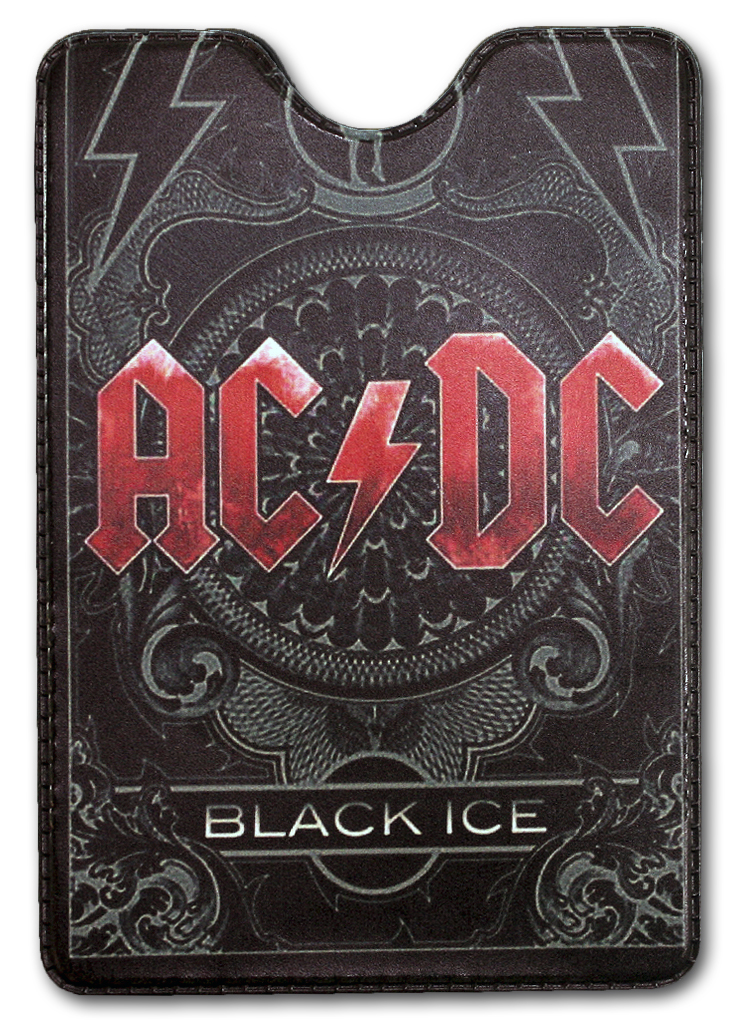 Обложка для проездного RockMerch AC DC Black Ice - фото 1 - rockbunker.ru