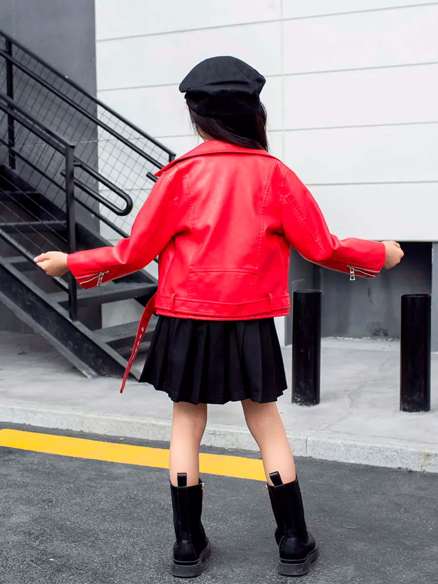 Косуха Детская Красная - фото 2 - rockbunker.ru