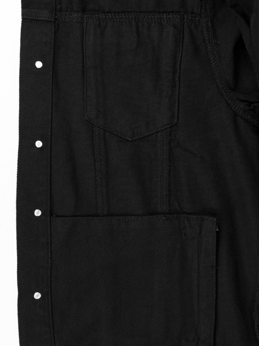 Куртка джинсовая черная - фото 5 - rockbunker.ru