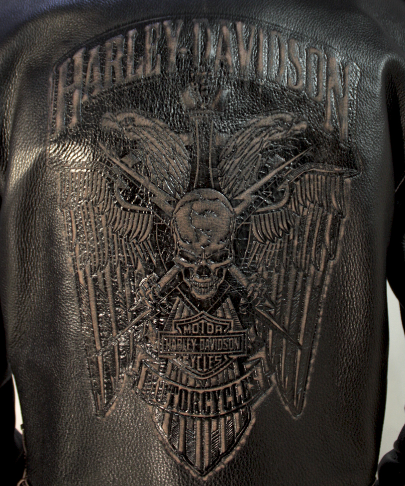 Косуха кожаная мужская Harley Davidson - фото 4 - rockbunker.ru