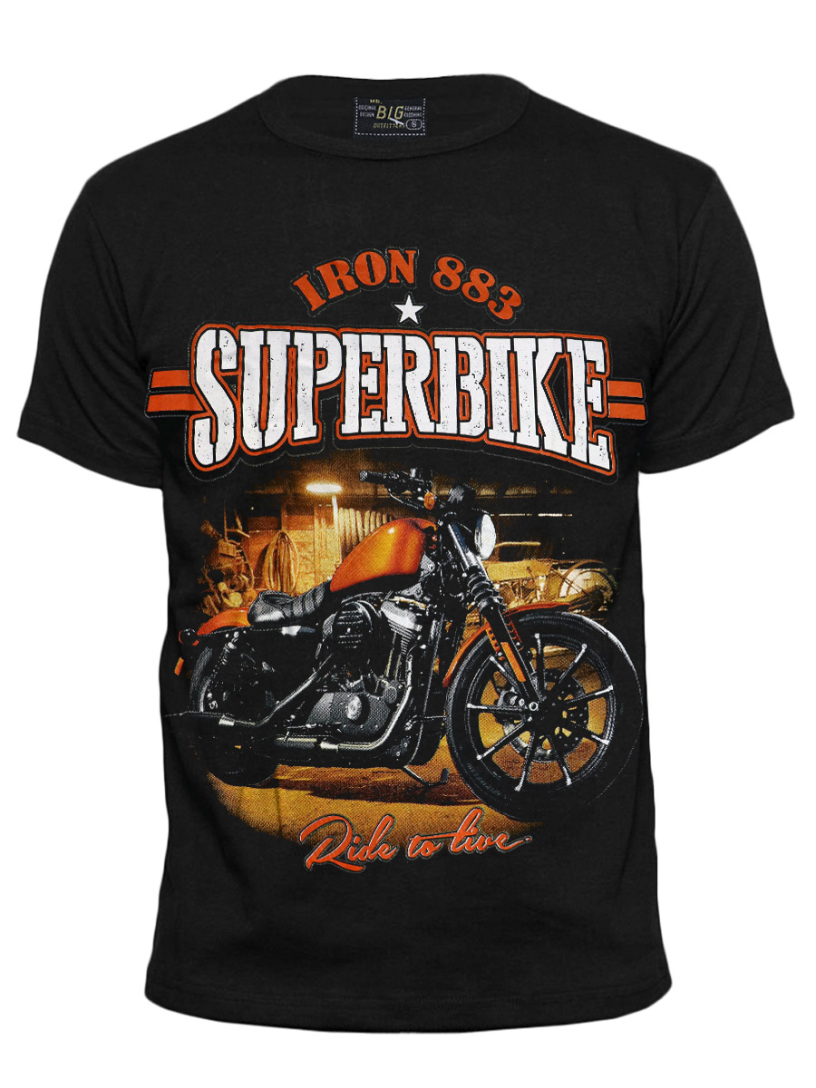 Футболка Mr.Big Super Bike - фото 1 - rockbunker.ru