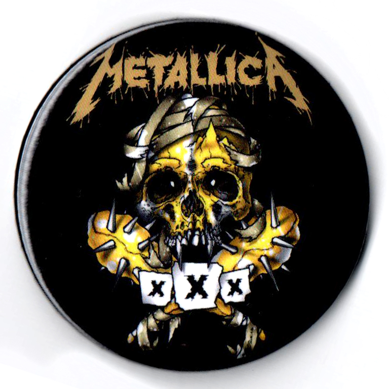 Магнит RockMerch Metallica - фото 1 - rockbunker.ru