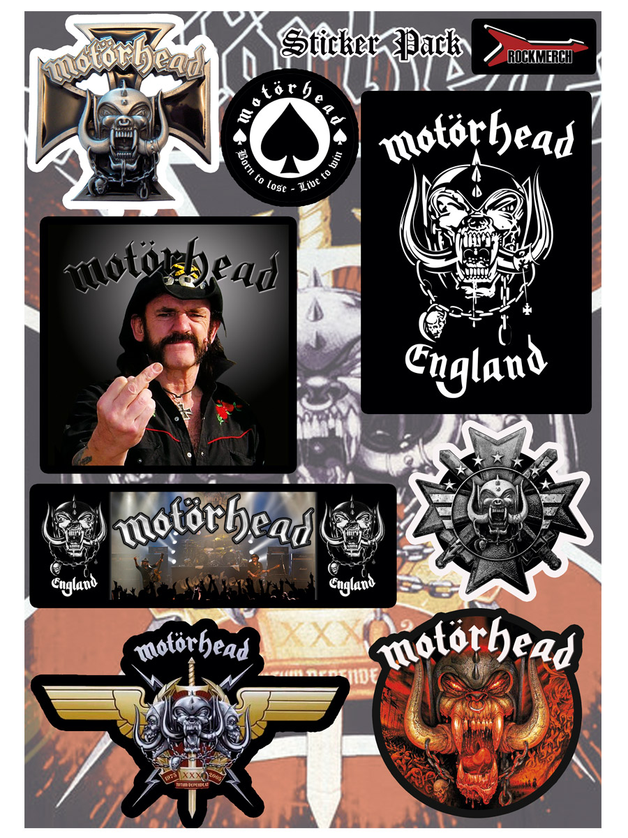 Стикерпак RockMerch Motorhead  - фото 1 - rockbunker.ru