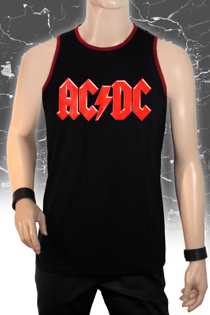 Майка RockMerch AC/DC - фото 1 - rockbunker.ru