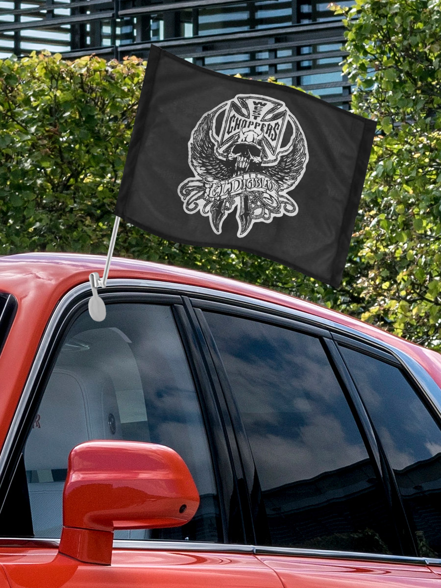 Флаг автомобильный West Coast  - фото 3 - rockbunker.ru