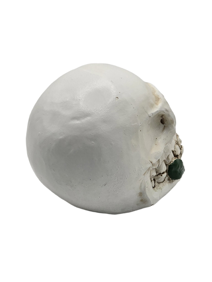 Светильник-ночник Череп Черная роза - фото 3 - rockbunker.ru