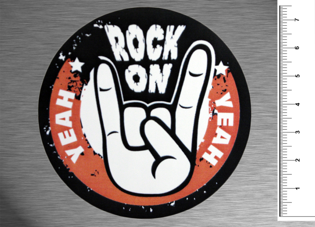 Наклейка-стикер Rock On - фото 1 - rockbunker.ru