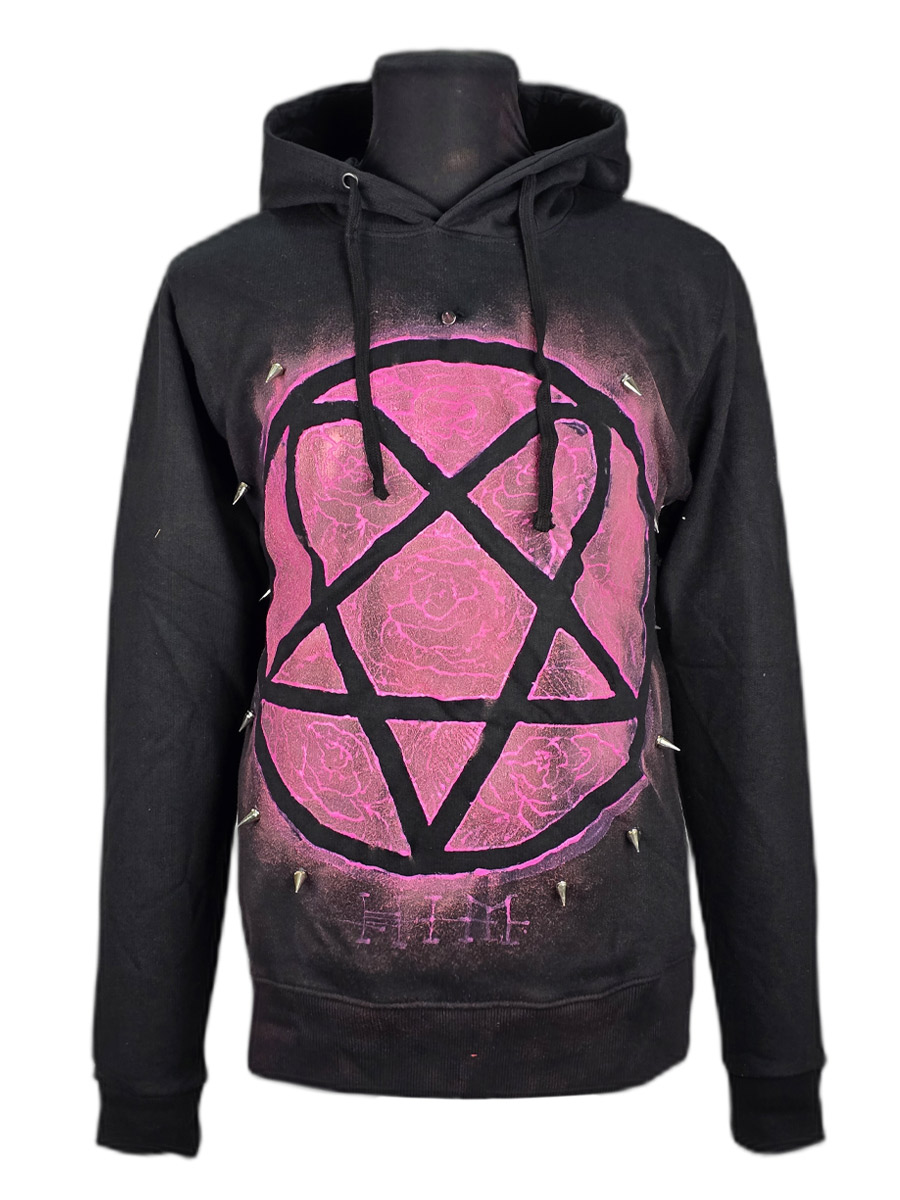 Кастомная толстовка HIM - фото 1 - rockbunker.ru