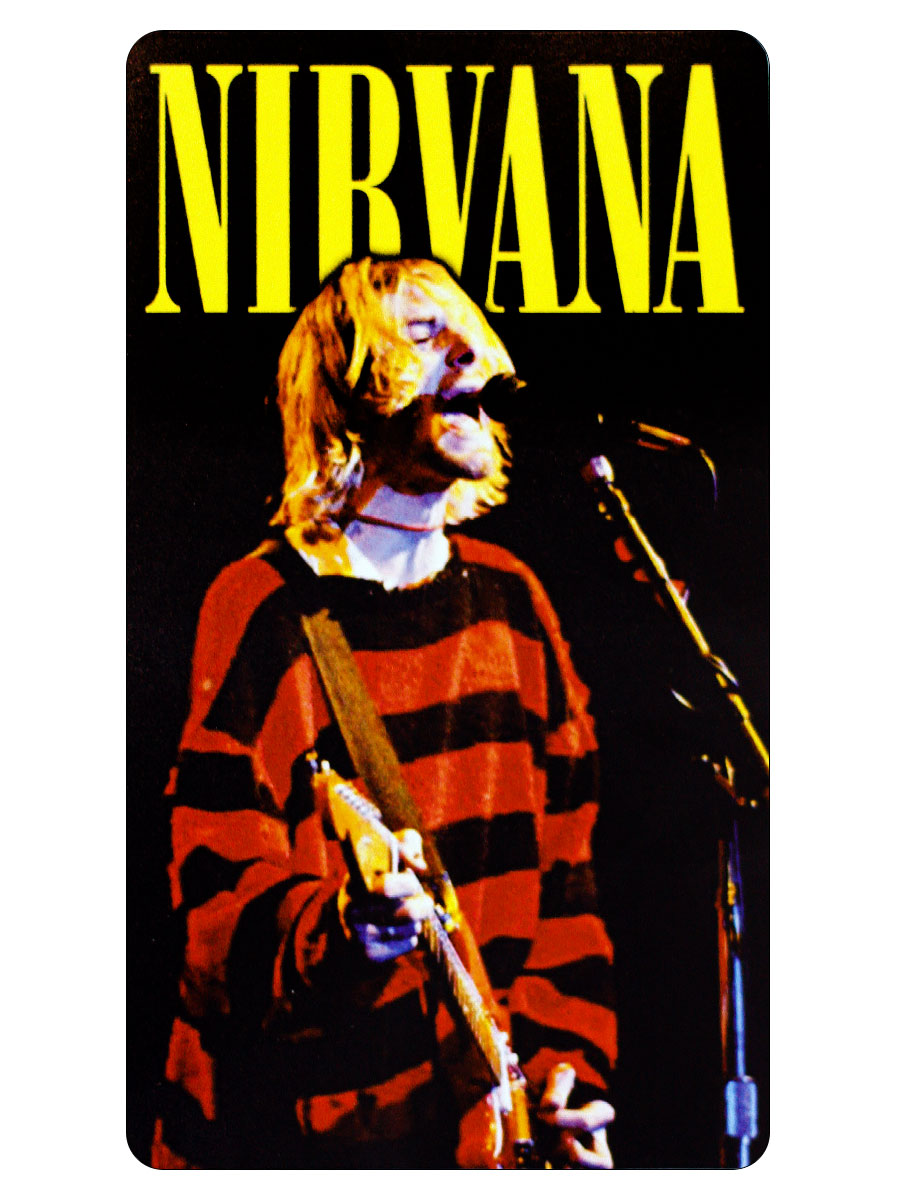Наклейка-стикер Rock Merch Nirvana - фото 1 - rockbunker.ru