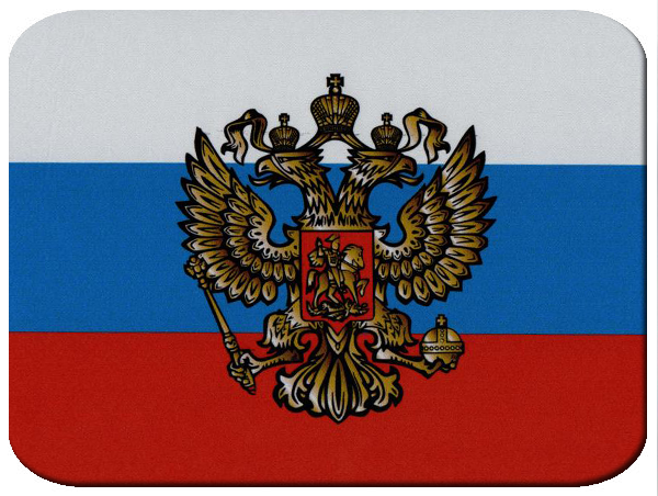 Коврик для мыши Флаг Российской Федерации - фото 1 - rockbunker.ru