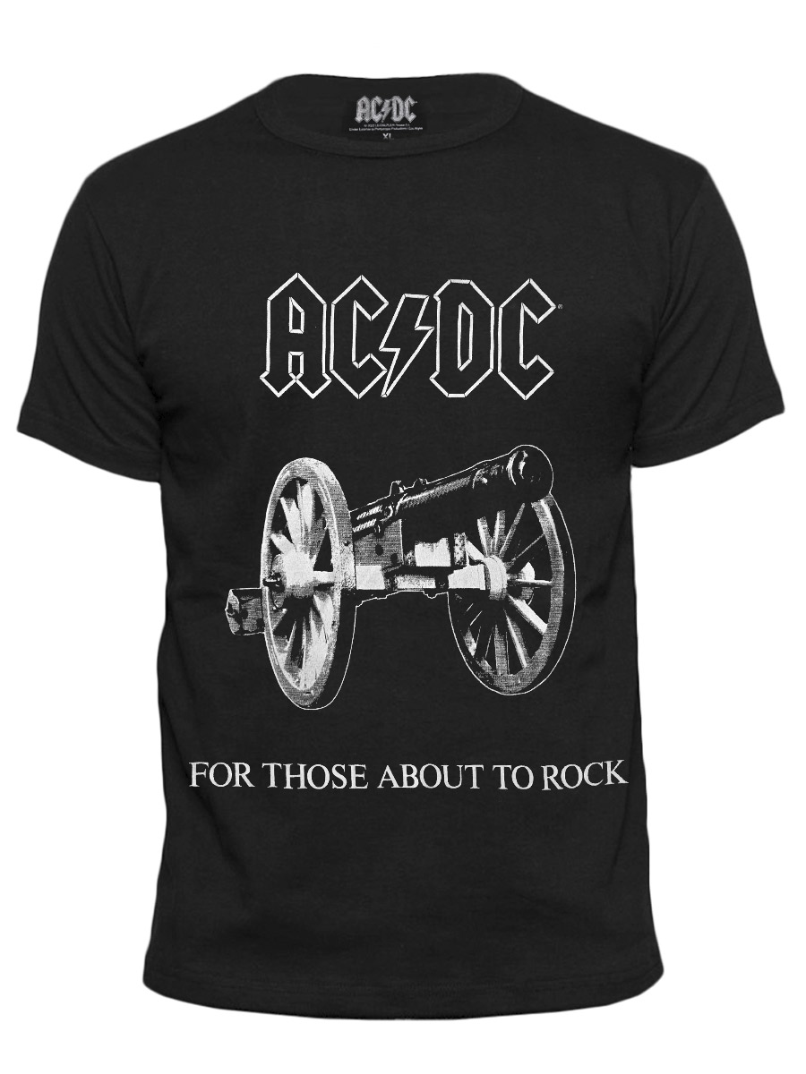 Футболка AC DC For Those About to Rock - фото 1 - rockbunker.ru