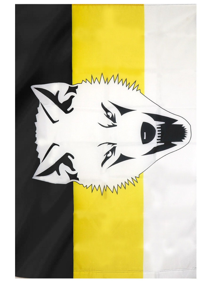 Флаг Имперский флаг с Волком - фото 1 - rockbunker.ru