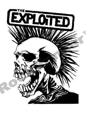Наклейка-стикер The Exploited - фото 1 - rockbunker.ru