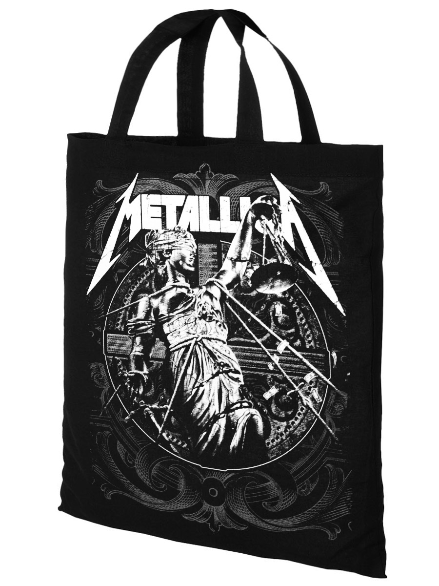 Сумка-шоппер Metallica - фото 1 - rockbunker.ru