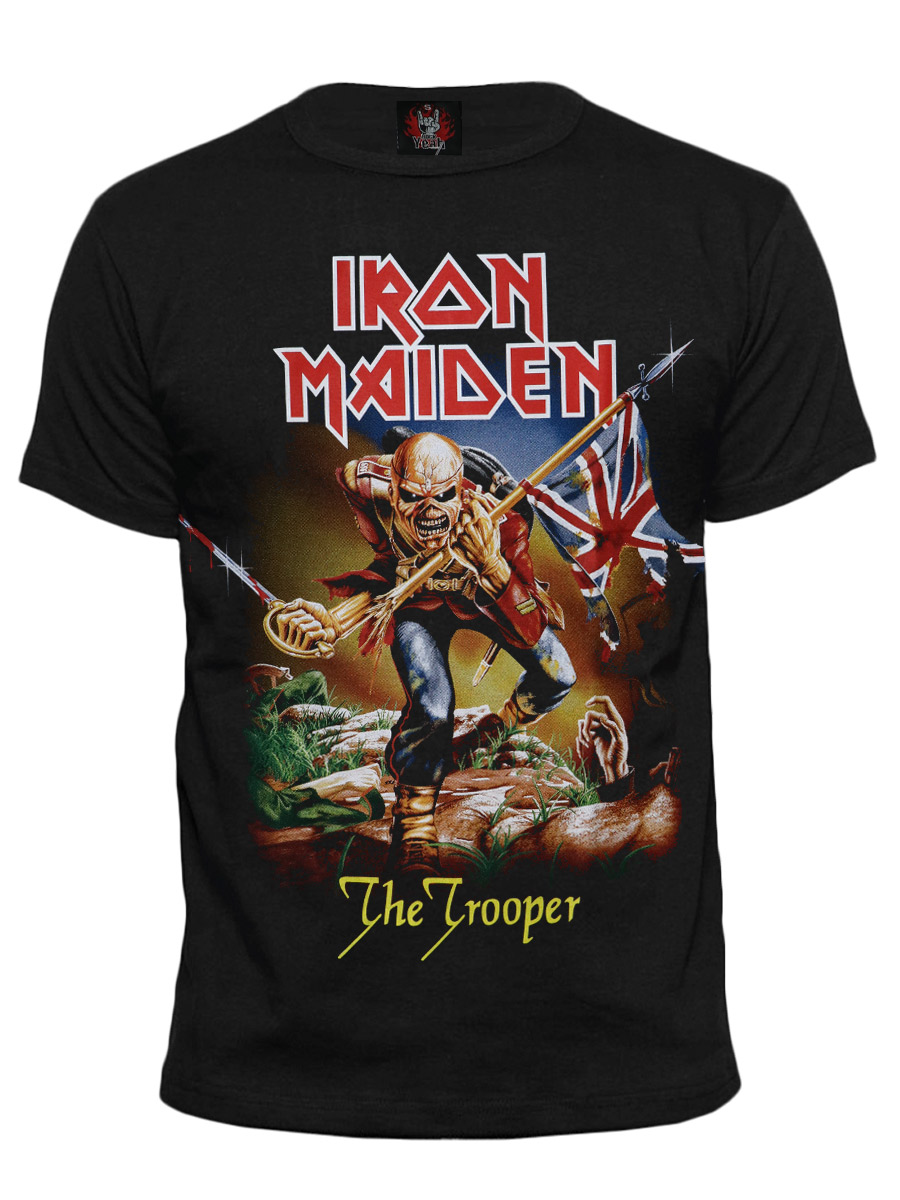  Футболка Hot Rock Iron Maiden - фото 1 - rockbunker.ru