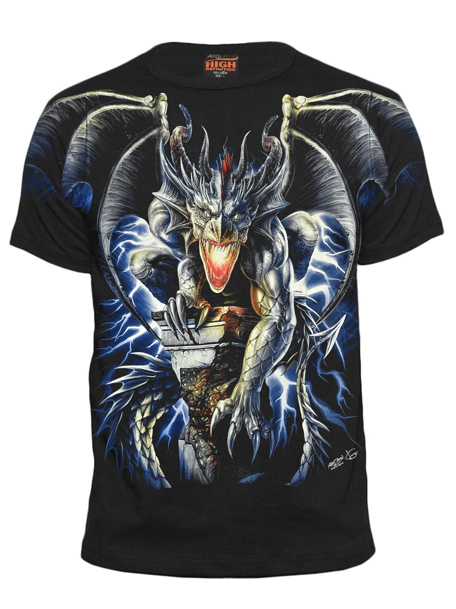 Футболка Rock Chang Furious Dragon - фото 1 - rockbunker.ru