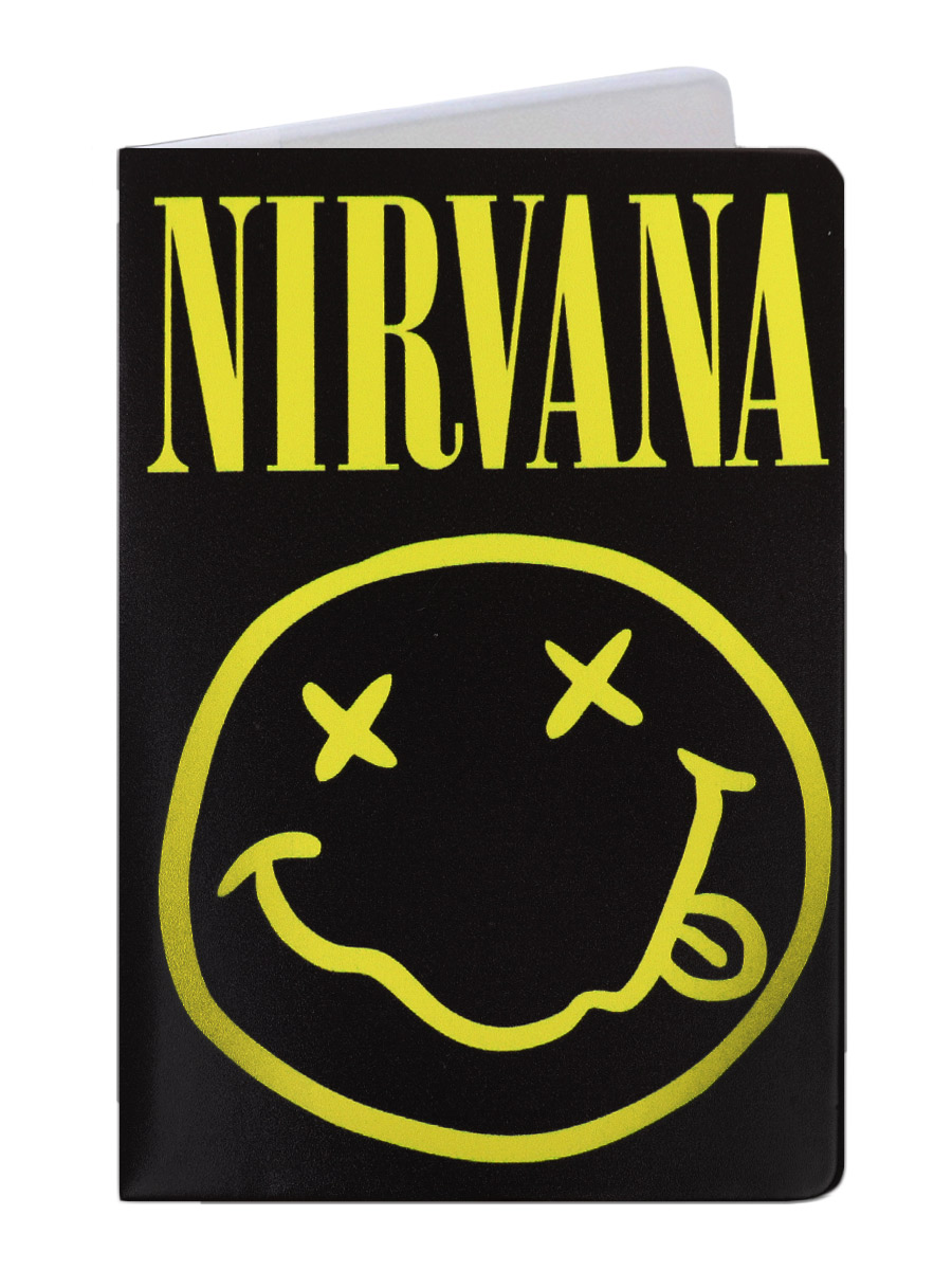 Обложка на паспорт RockMerch Nirvana - фото 1 - rockbunker.ru