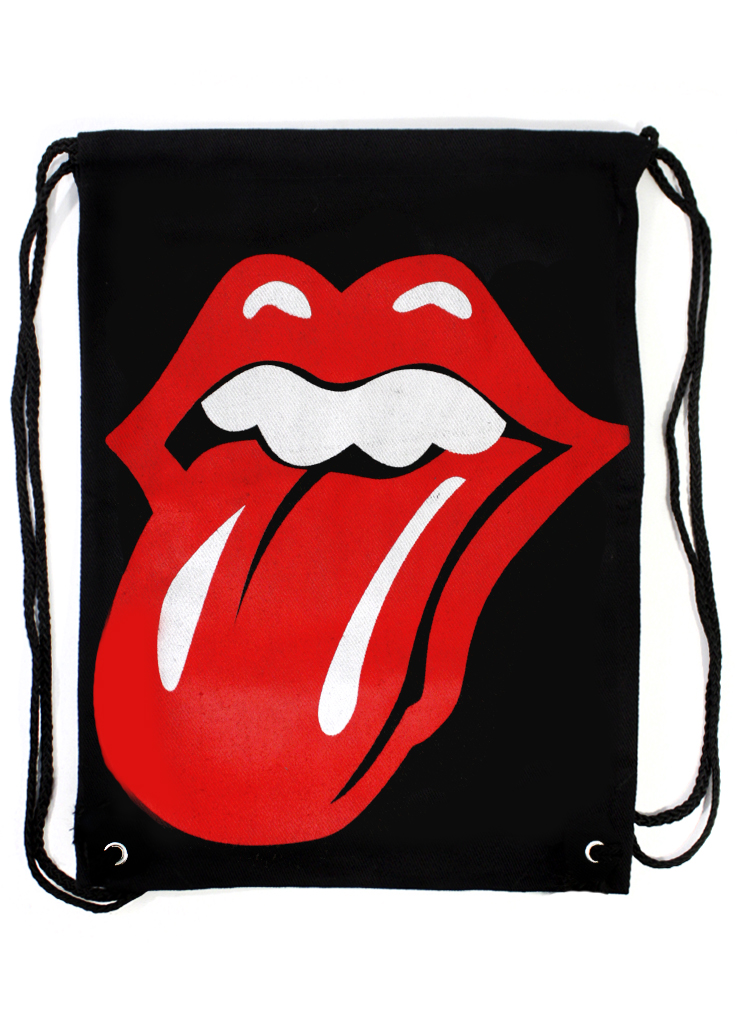 Мешок заплечный Rolling Stones - фото 1 - rockbunker.ru