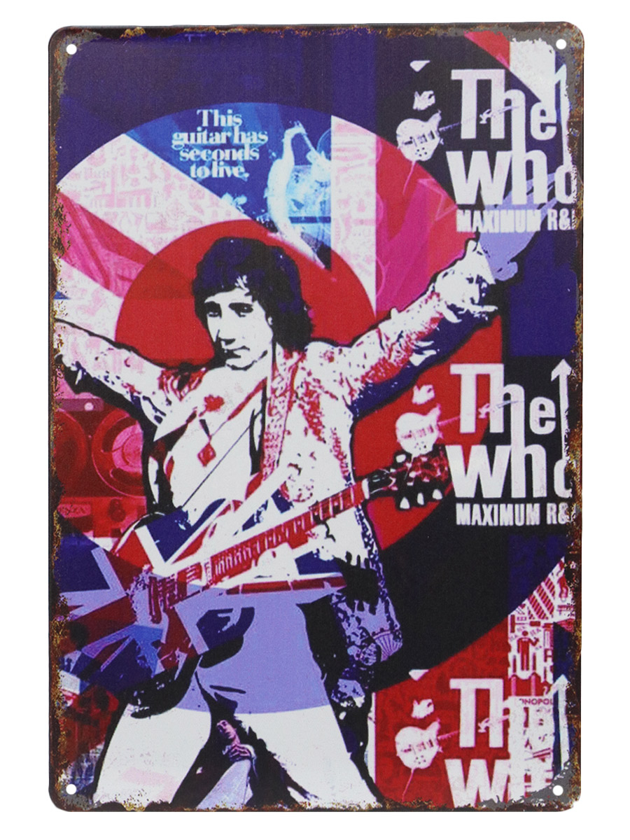 Табличка The Who - фото 1 - rockbunker.ru