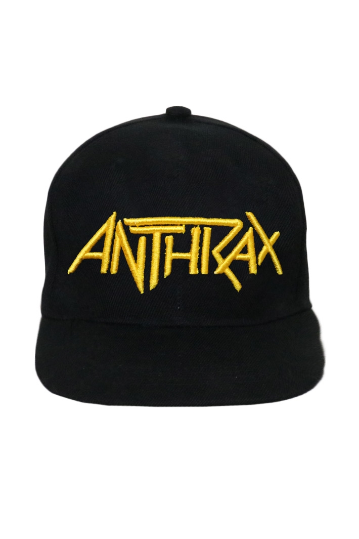 Бейсболка снэпбэк  с 3D вышивкой Anthrax - фото 2 - rockbunker.ru