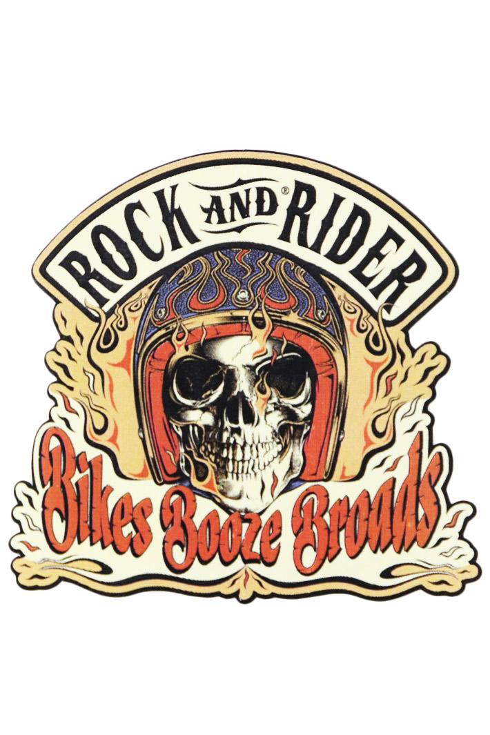 Наклейка-стикер Rock and Rider - фото 1 - rockbunker.ru