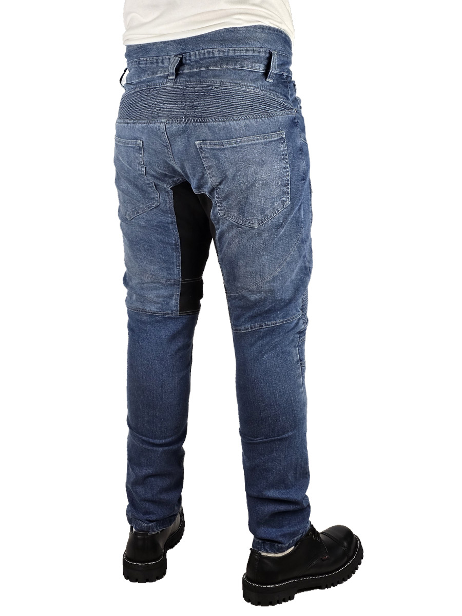 Мотоджинсы Синие - фото 3 - rockbunker.ru