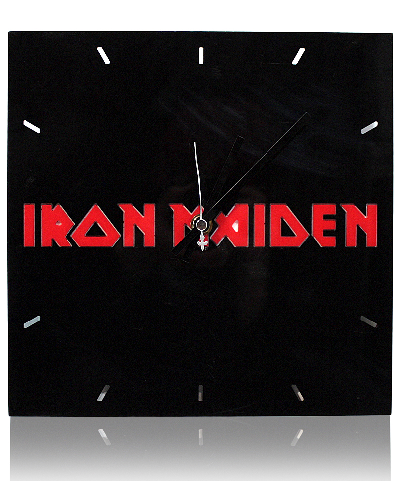Часы настенные Iron Maiden - фото 1 - rockbunker.ru