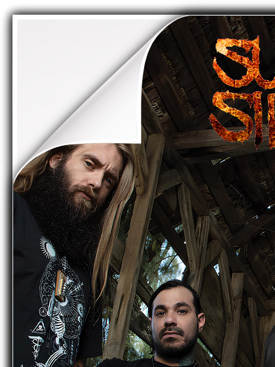 Плакат самоклеющийся на стену  Suicide Silence - фото 3 - rockbunker.ru