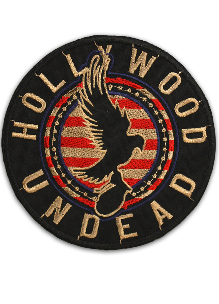 Нашивка Hollywood Undead - фото 1 - rockbunker.ru