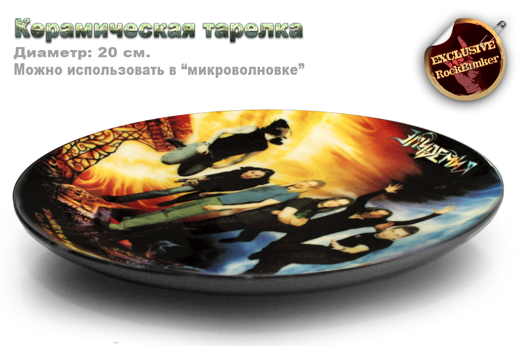 Тарелка Эпидемия - фото 2 - rockbunker.ru