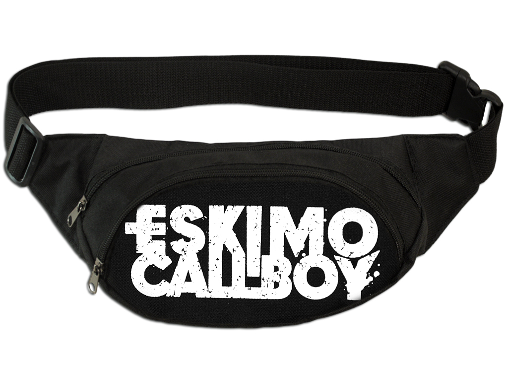 Сумка на пояс c принтом Eskimo Callboy - фото 1 - rockbunker.ru