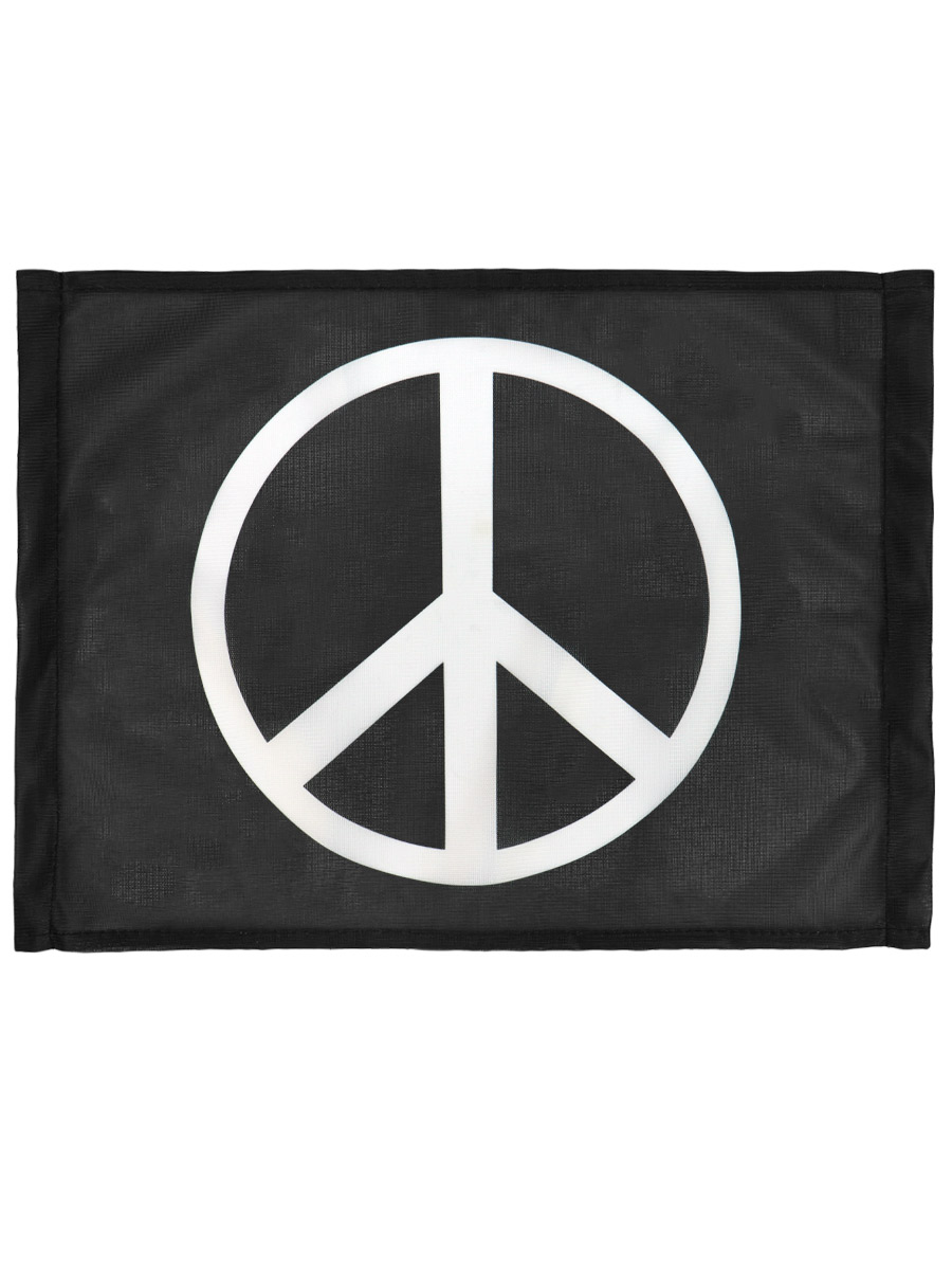 Флаг автомобильный Peace - фото 2 - rockbunker.ru