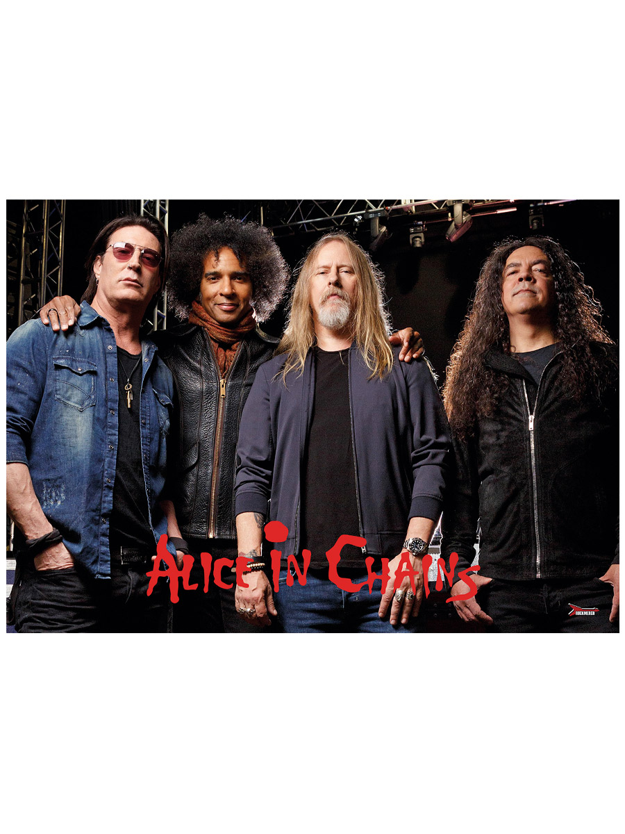 Плакат самоклеющийся на стену  Alice in Chains - фото 2 - rockbunker.ru