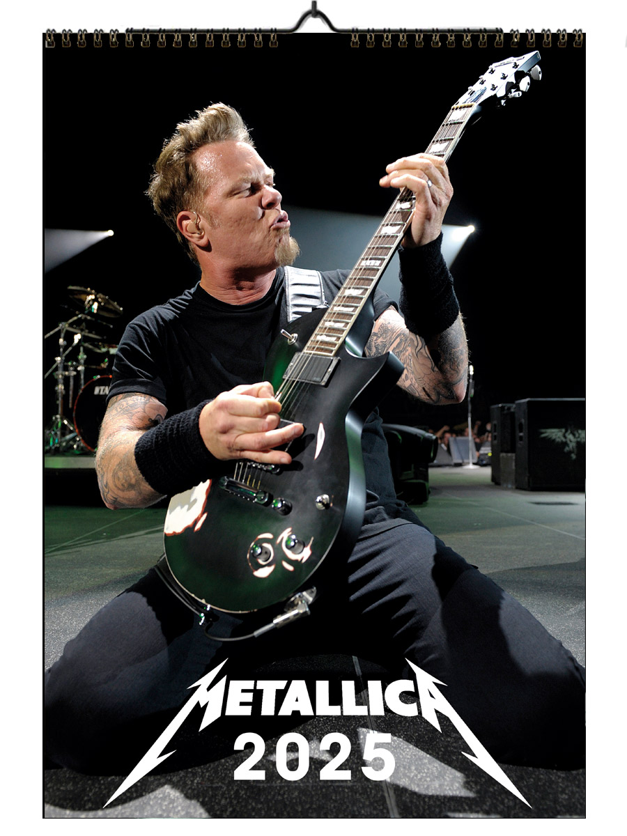 Календарь RockMerch Metallica 2025 - фото 2 - rockbunker.ru