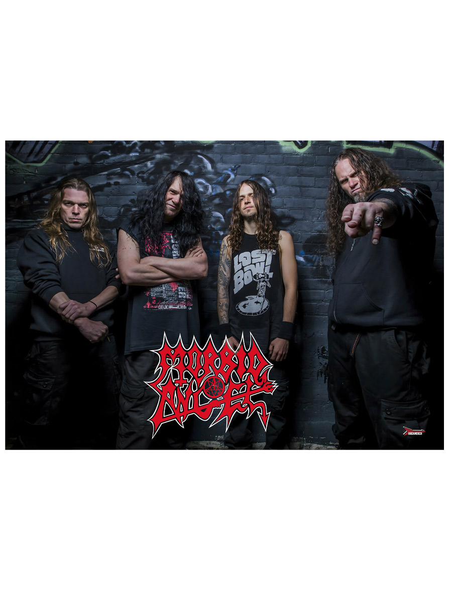 Плакат самоклеющийся на стену Morbid Angel - фото 2 - rockbunker.ru